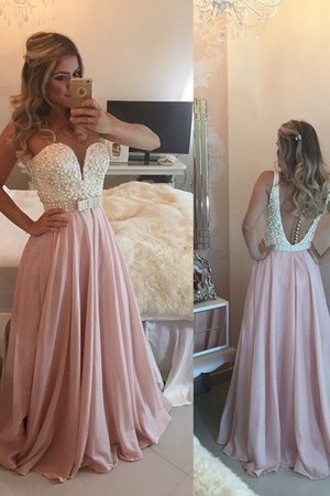 Robe de bal de princesse manche nulle avec chiffon ligne a col en forme de cœur