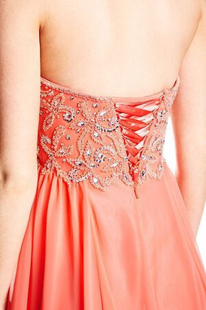 Robe de bal cordon jusqu'au sol col en forme de cœur appliques a-ligne