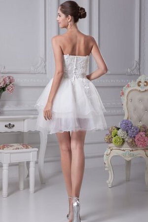 Robe douce seize bref appliques ligne a textile en tulle manche nulle