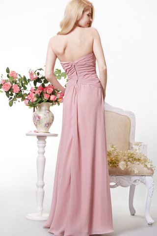 Robe demoiselle d'honneur simple luxueux charmeuse avec perle col en forme de cœur