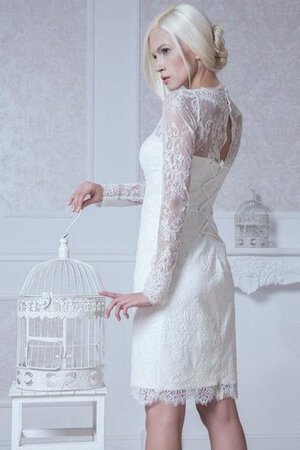 Robe de mariée simple cordon appliques trou serre collant