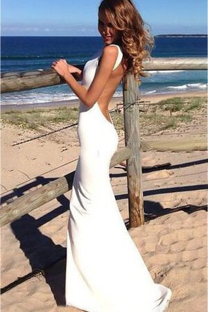 Robe de mariée sexy collant de sirène en plage de traîne courte
