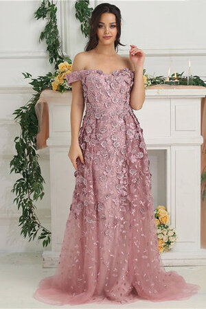 Robe de bal manche nulle chaming impressioé luxueux sobre