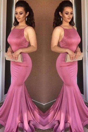 Robe de bal fantastique de lotus de traîne courte bretelles spaghetti de sirène