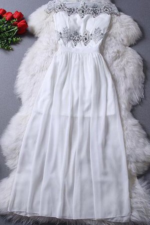 Robe de soirée romantique pailleté intemporel fermeutre eclair jusqu'au mollet