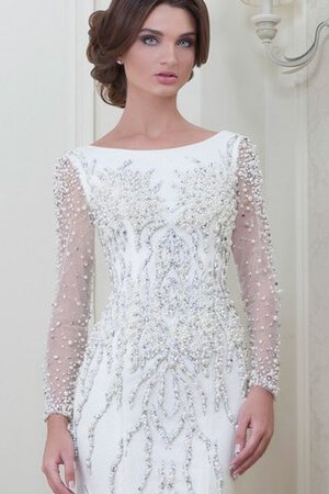 Robe de bal fermeutre eclair de traîne courte avec perle en tulle longueur au ras du sol