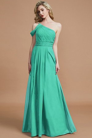 Robe demoiselle d'honneur naturel manche nulle ligne a avec chiffon de princesse