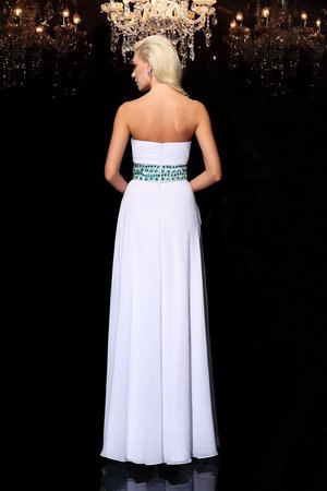 Robe de bal longue manche nulle ligne a fermeutre eclair de col en cœur