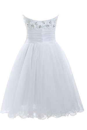 Robe de mariée versicolor de col bateau avec zip avec sans manches lache