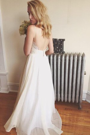 Robe de mariée simple sexy nature col en forme de cœur v encolure