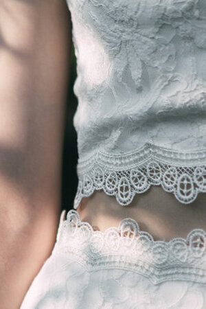 Robe de mariée avec zip enchanteur en satin extensible au niveau de cou a plage