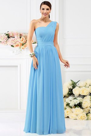 Robe demoiselle d'honneur plissage ligne a avec fronce manche nulle de princesse