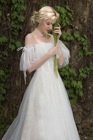 Robe de mariée en tulle de bustier étourdissant longue intemporel