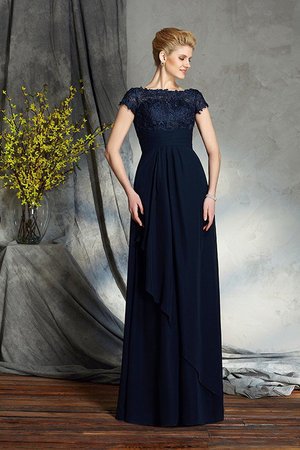 Robe mère de mariée naturel longue avec chiffon de princesse fermeutre eclair