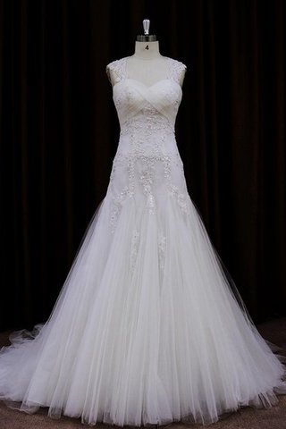 Robe de mariée splendide luxueux classique sans ceinture textile en tulle