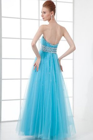 Robe de quinceanera manche nulle ligne a adapté avec perle