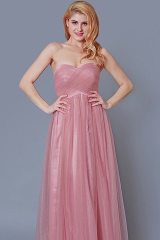 Robe demoiselle d'honneur plissé delicat simple longueur au ras du sol fermeutre eclair