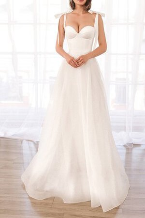 Robe de mariée en satin enchanteur chic longue sexy