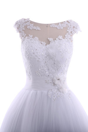 Robe de mariée formelle impressioé pailleté simple avec sans manches