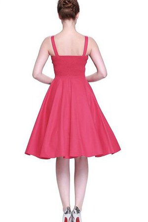 Robe demoiselle d'honneur plissage v encolure avec chiffon fermeutre eclair ligne a