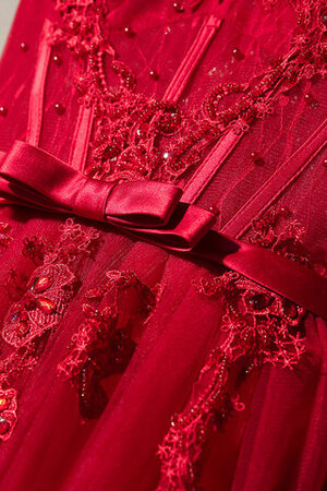 Robe de bal divin ceinture en étoffe decoration en fleur v encolure extraodinaire