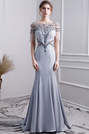 Robe de bal de traîne courte en satin enchanteur serieuse longue