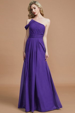 Robe demoiselle d'honneur naturel manche nulle ligne a avec chiffon de princesse