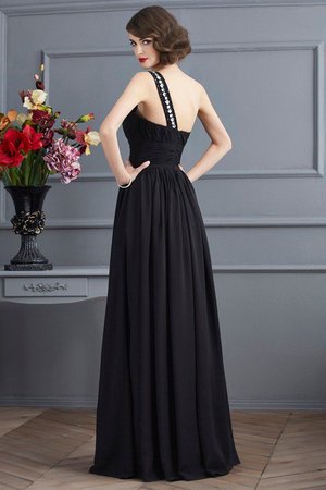 Robe mère de mariée longue ligne a avec chiffon manche nulle fermeutre eclair