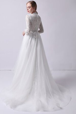 Robe de mariée textile en tulle a salle intérieure parfait avec zip longue