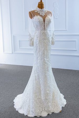 Robe de mariée éblouissant textile en tulle de sirène elégant formelle