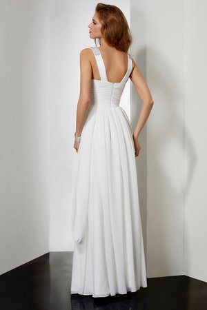 Robe de bal naturel de princesse avec zip v encolure manche nulle