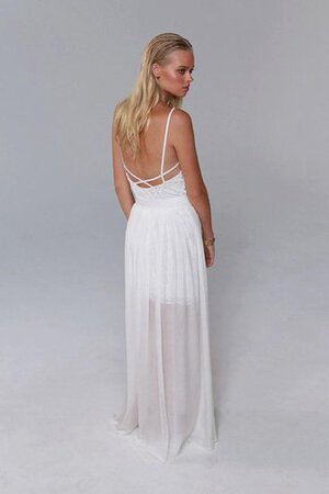 Robe de mariée a plage ligne a avec chiffon avec sans manches ouverture frontale