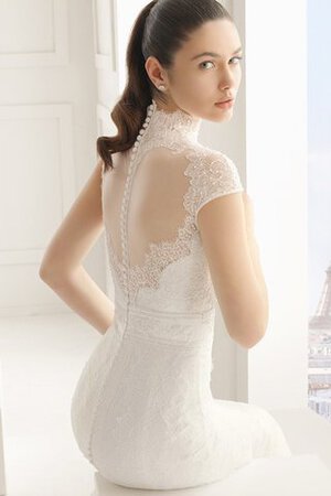 Robe de mariée facile derniere tendance sans empire avec manche courte elevé