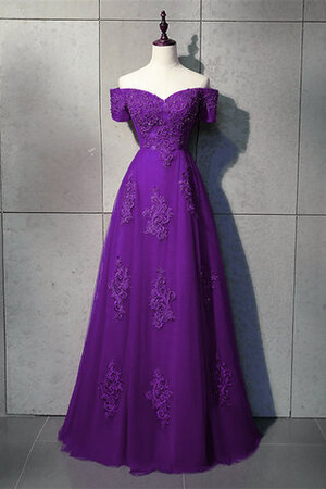 Robe de bal avec fleurs appliques merveilleux luxueux longue