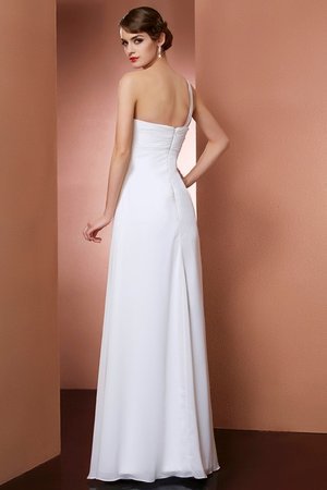 Robe de soirée longueur au ras du sol de princesse ligne a avec zip avec chiffon