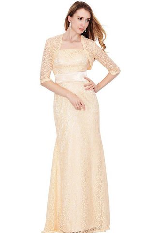 Robe mère de mariée longue festonné fermeutre eclair en forme en satin