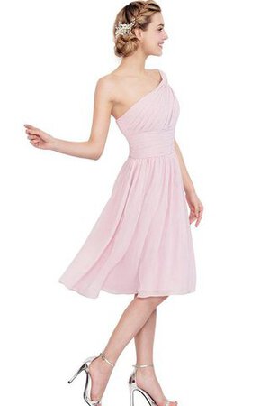 Robe fête de la rentrée ligne a fermeutre eclair avec chiffon ruché manche nulle