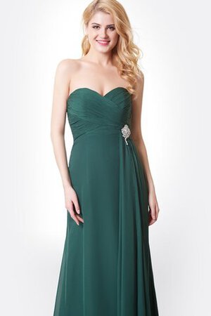 Robe de soirée festonné longue populaire avec chiffon chaud