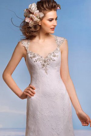 Robe de mariée longue manche nulle en plage trou de serrure avec perle