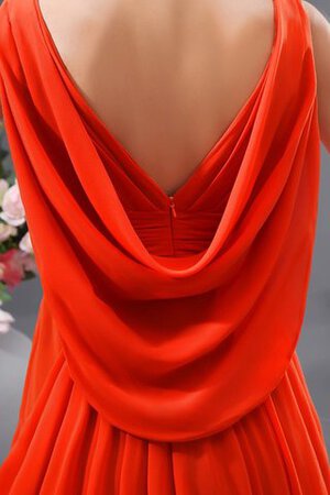 Robe mère de mariée longue de tour de ceinture en haute avec fronce v encolure avec chiffon