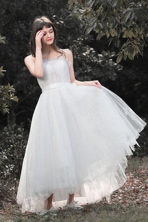 Robe de mariée de princesse mode en satin cordon romantique