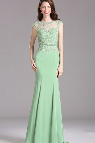 Robe de bal naturel avec perle avec manche épeules enveloppants avec manche courte elevé