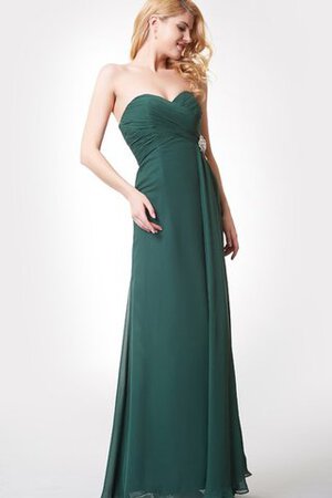 Robe de soirée festonné longue populaire avec chiffon chaud