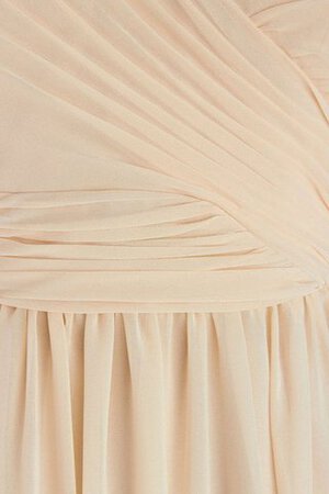 Robe demoiselle d'honneur facile naturel avec chiffon bandouliere spaghetti de col en cœur