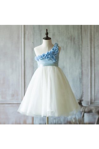 Robe cortège fille plissé manche nulle textile en tulle de lotus avec fleurs