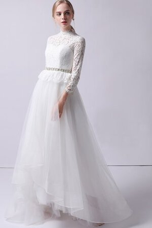 Robe de mariée textile en tulle a salle intérieure parfait avec zip longue