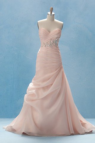 Robe de mariée longue delicat croisade ligne a sans ceinture