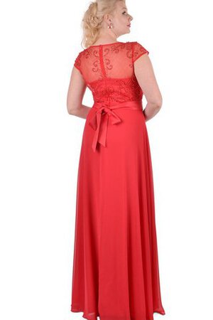 Robe de bal col u profond avec manche épeules enveloppants avec chiffon ceinture avec ruban