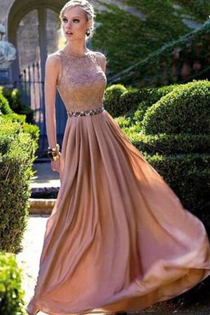 Robe de bal longue naturel textile taffetas avec chiffon jusqu'au sol