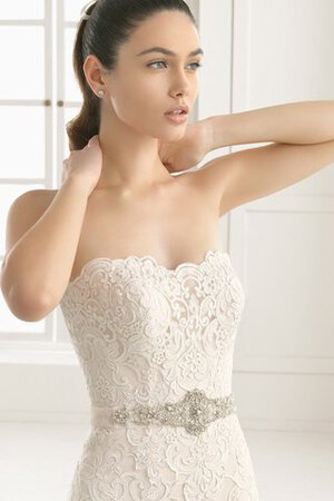 Robe de mariée serieuse officiel en dentelle jusqu'au sol ceinture